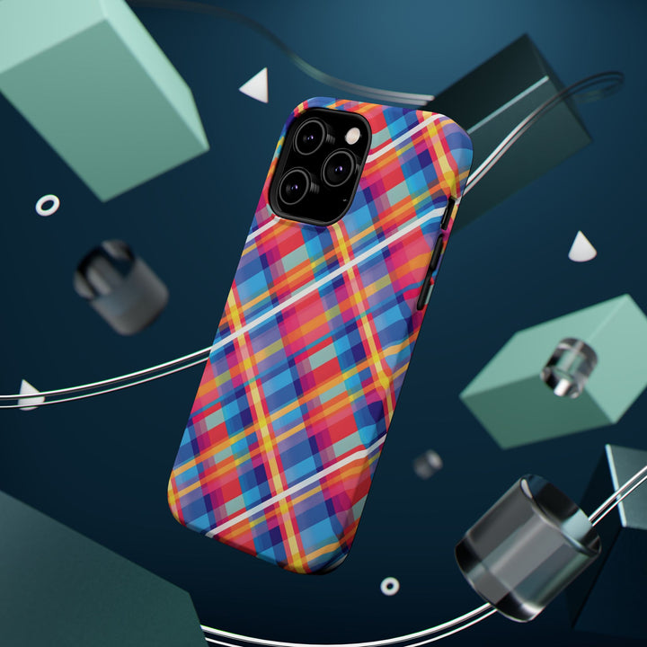 Checkered Plaid Magsafe Gift for Her Cute Phone Case for Iphone, | iPhone 16 | iPhone 15 Pro Max, Iphone 14 Pro Max, 13 12 11 10 9 8 7 - Studio40ParkLane