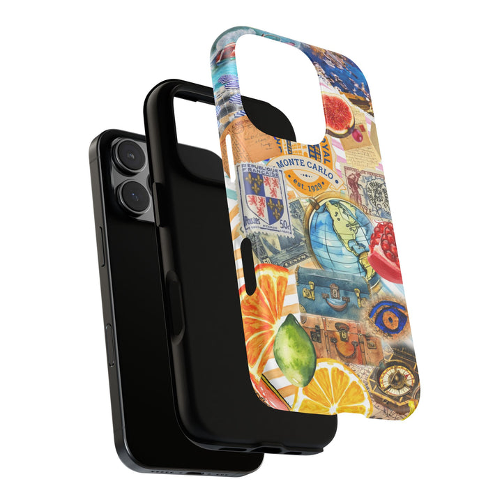 Cute European Summer Collage Phone Case, for IPhone 16 Case | Iphone 15, Iphone 14, IPhone 13 Case, 11 8 7, Samsung Galaxy S24, S23, S22, S21 Extra Protective - Studio40ParkLane