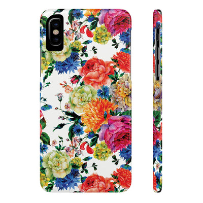 Slim Spring Flowers Gift for Her Cute Phone Cases for Iphone 16 Pro Max | iPhone 15 Case | iPhone 15 Pro Max Case, Iphone 14, 13, 12, 11, 10, 8, 7 - Studio40ParkLane