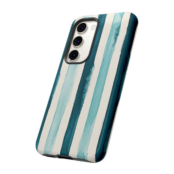 Tough Cute Green Stripes Phone Case, for IPhone 17 Pro Max | Iphone 17 Air, Iphone 16, IPhone 15, 14 13 12, Samsung Galaxy S26, S25, S24, S23