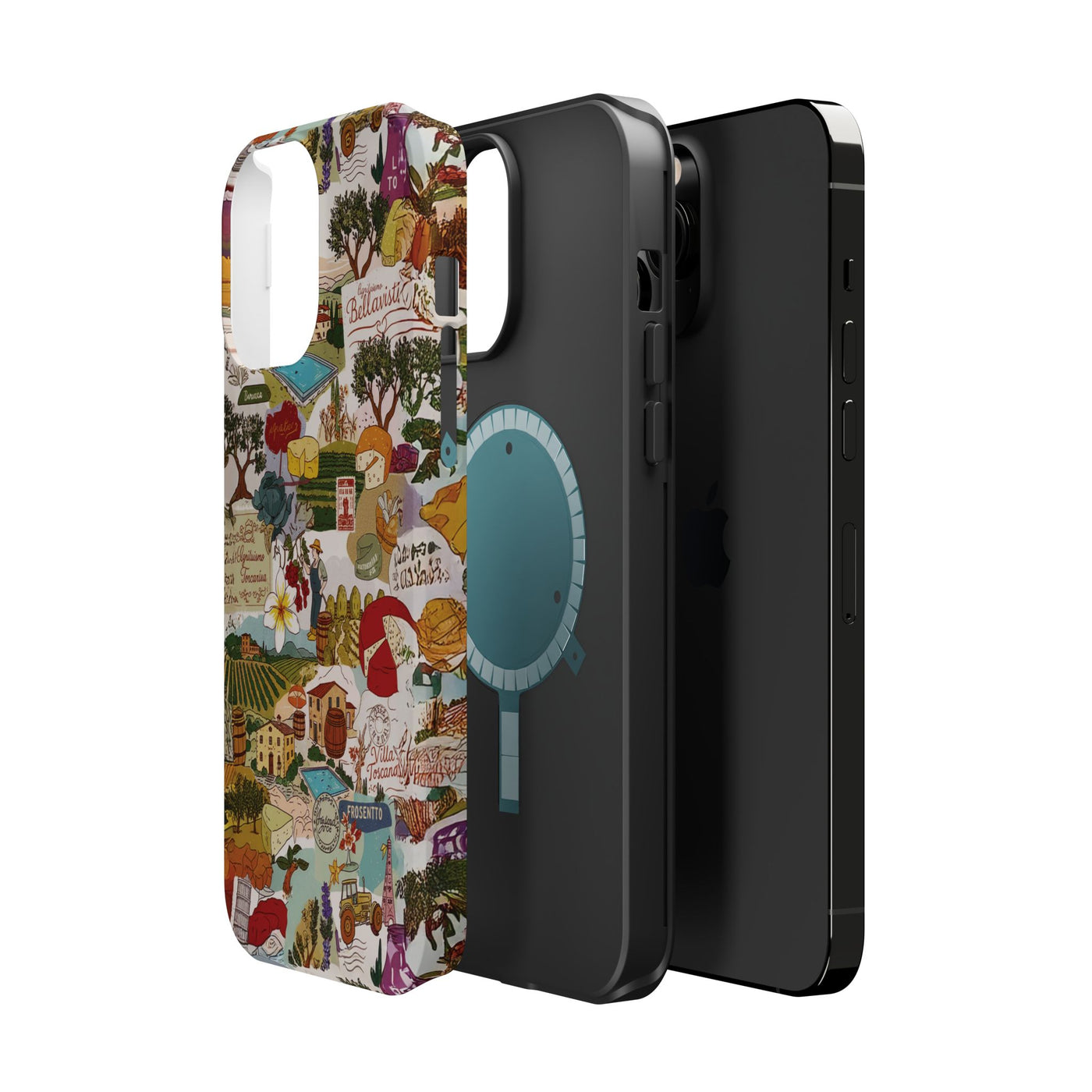 Italy Tuscany Coquette Collage Tough Magsafe Cute Phone Cases for Iphone | iPhone 17 Pro Max Case, Iphone 16, Iphone 15 14 13 12 11 10 9 - Studio40ParkLane