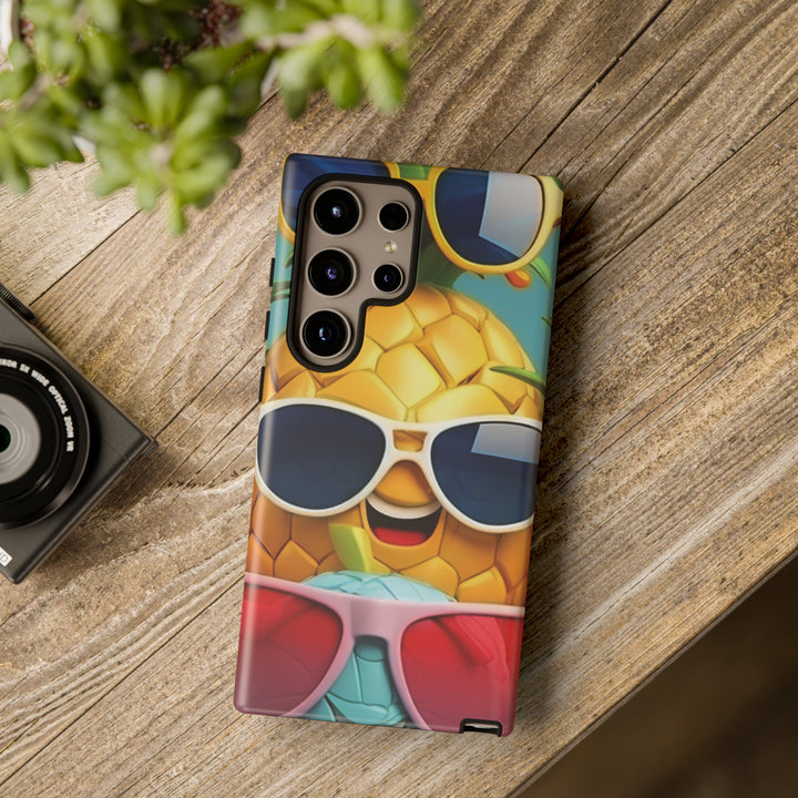 Cute Samsung Phone Case | Aesthetic Samsung Phone Case | Galaxy S23, S22, S21, S20 | Summer Pineapple Fruit, Protective Phone Case - Studio40ParkLane