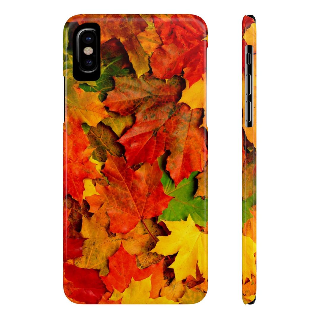Slim Fall Leaves Slim Cute Phone Cases for Iphone | iPhone 15 Case | iPhone 15 Pro Max Case, Iphone 14, Iphone 14 Pro Max, Iphone 13 - Studio40ParkLane