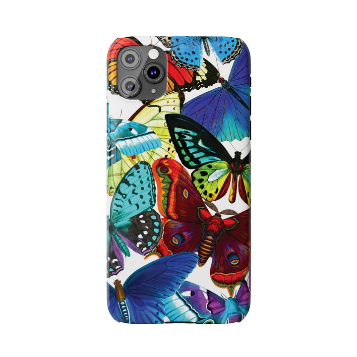 Slim Bright Butterflies Gift for Her Cute Phone Cases for Iphone 16 Pro Max | iPhone 15 Case | iPhone 15 Pro Max Case, Iphone 14, Iphone 14 Pro Max, Iphone 13 12 11 8 7 - Studio40ParkLane