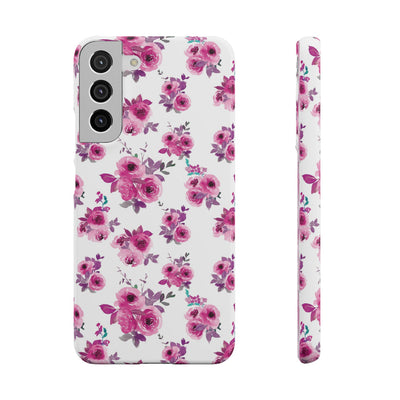 Snap Spring Flowers Cute Phone Cases for Samsung S24, S23, S22, S21, S20, Plus and Ultra, Iphone 16 Pro Max, Iphone 15, 14, 13, 12, 11, 10,9 - Studio40ParkLane