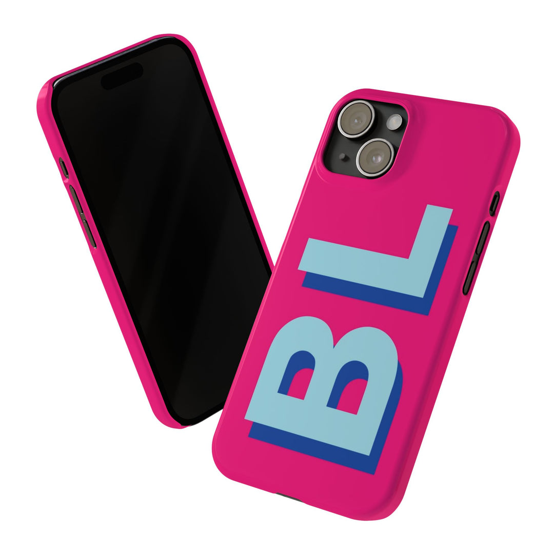 Slim Personalized Initial Custom Gift for Her Cute Phone Cases for Iphone 16 Pro Max | iPhone 15 Case | iPhone 15 Pro Max Case, Iphone 14, 13, 12, 11, 10, 8, 7 - Studio40ParkLane