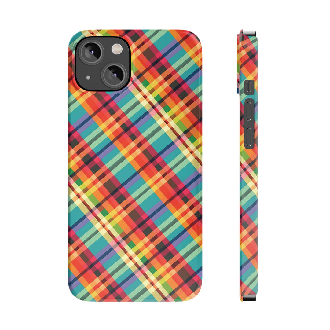 Slim Checkered Plaid Gift for Her Cute Phone Cases for Iphone 16 Pro Max | iPhone 15 Case | iPhone 15 Pro Max Case, Iphone 14, 13, 12, 11, 10, 8, 7 - Studio40ParkLane