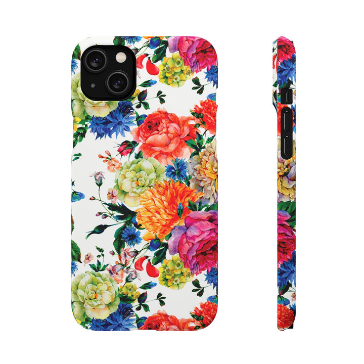 Sleek Snap Colorful Flowers Cute Phone Case for iPhone 16 15 14 13 12 11 X Xs Max Xr Pro Plus Samsung Galaxy S24 S23 S22 S21 S20 Note Ultra
