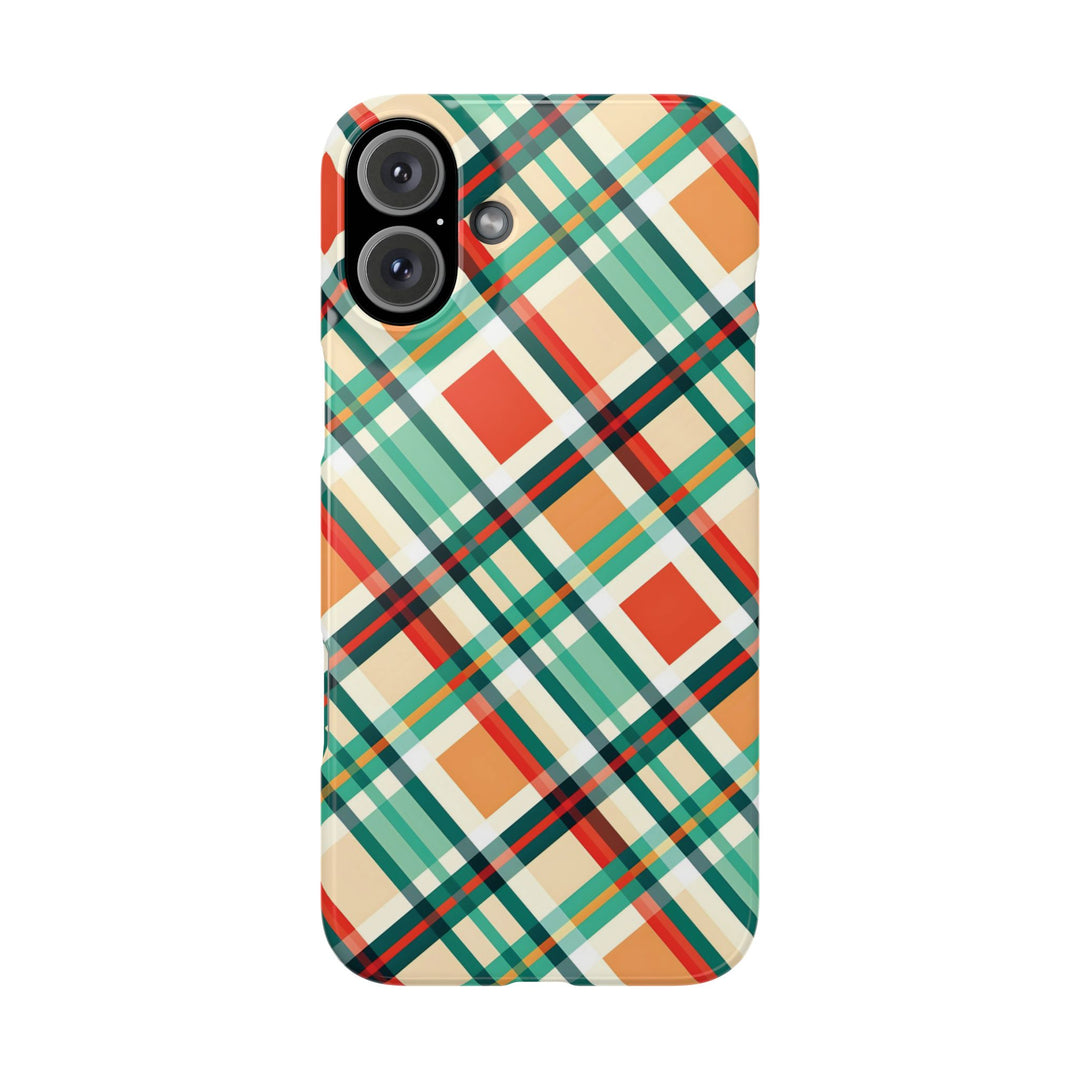 Slim Checkered Plaid Gift for Her Cute Phone Cases for Iphone 16 Pro Max | iPhone 15 Case | iPhone 15 Pro Max Case, Iphone 14, 13, 12, 11, 10, 8, 7 - Studio40ParkLane