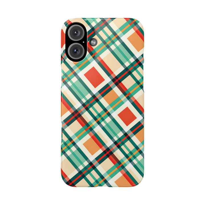 Slim Checkered Plaid Gift for Her Cute Phone Cases for Iphone 16 Pro Max | iPhone 15 Case | iPhone 15 Pro Max Case, Iphone 14, 13, 12, 11, 10, 8, 7 - Studio40ParkLane