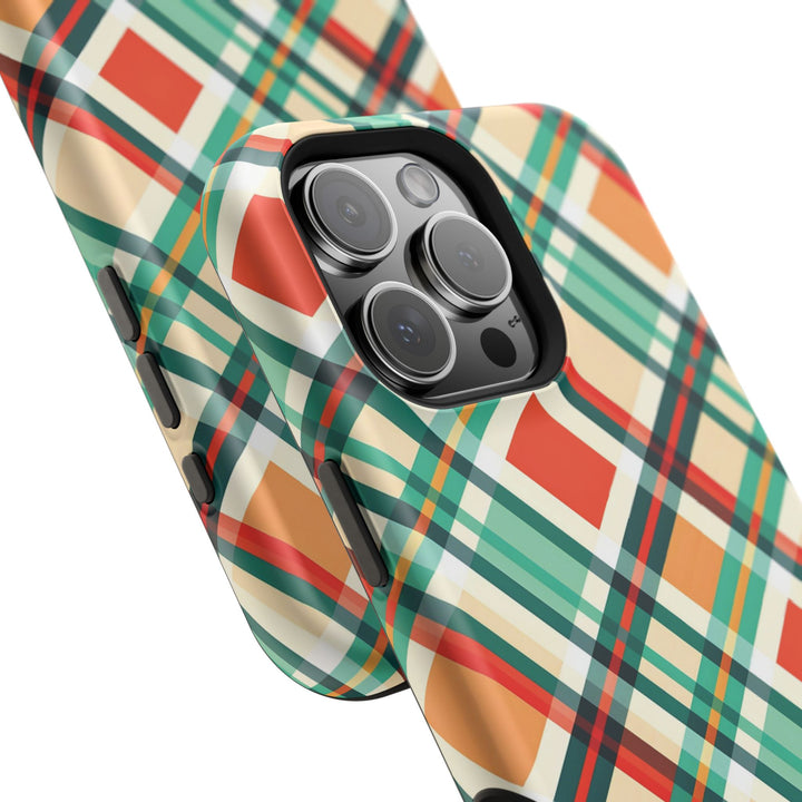 Checkered Plaid Magsafe Gift for Her Cute Phone Case for Iphone, | iPhone 16 | iPhone 15 Pro Max, Iphone 14 Pro Max, 13 12 11 10 9 8 7 - Studio40ParkLane