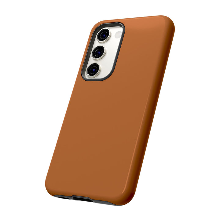 Premium Tough Rusty Brown Orange Gift for Her Cute Phone Cases for Samsung S25 S24, S23, S22, S21, Iphone, 16, 15, 14, 13 Pro Max Ultra - Studio40ParkLane