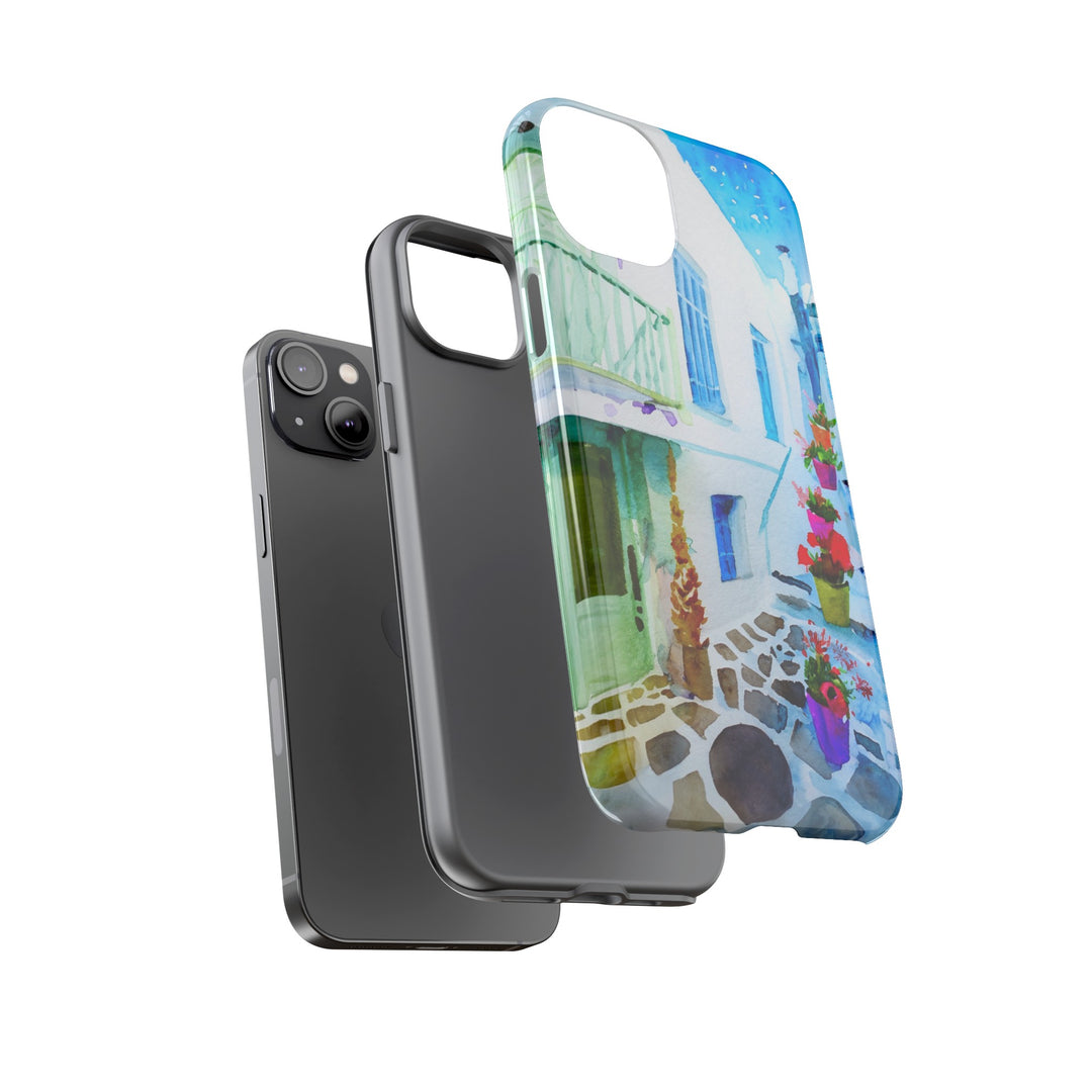 Impact Resistant, Greece House, Cute Phone Cases for Samsung S24, S23, S22, S21, IPhone 15 pro Iphone 14 pro Iphone 13 IPhone 12 Iphone 11 - Studio40ParkLane