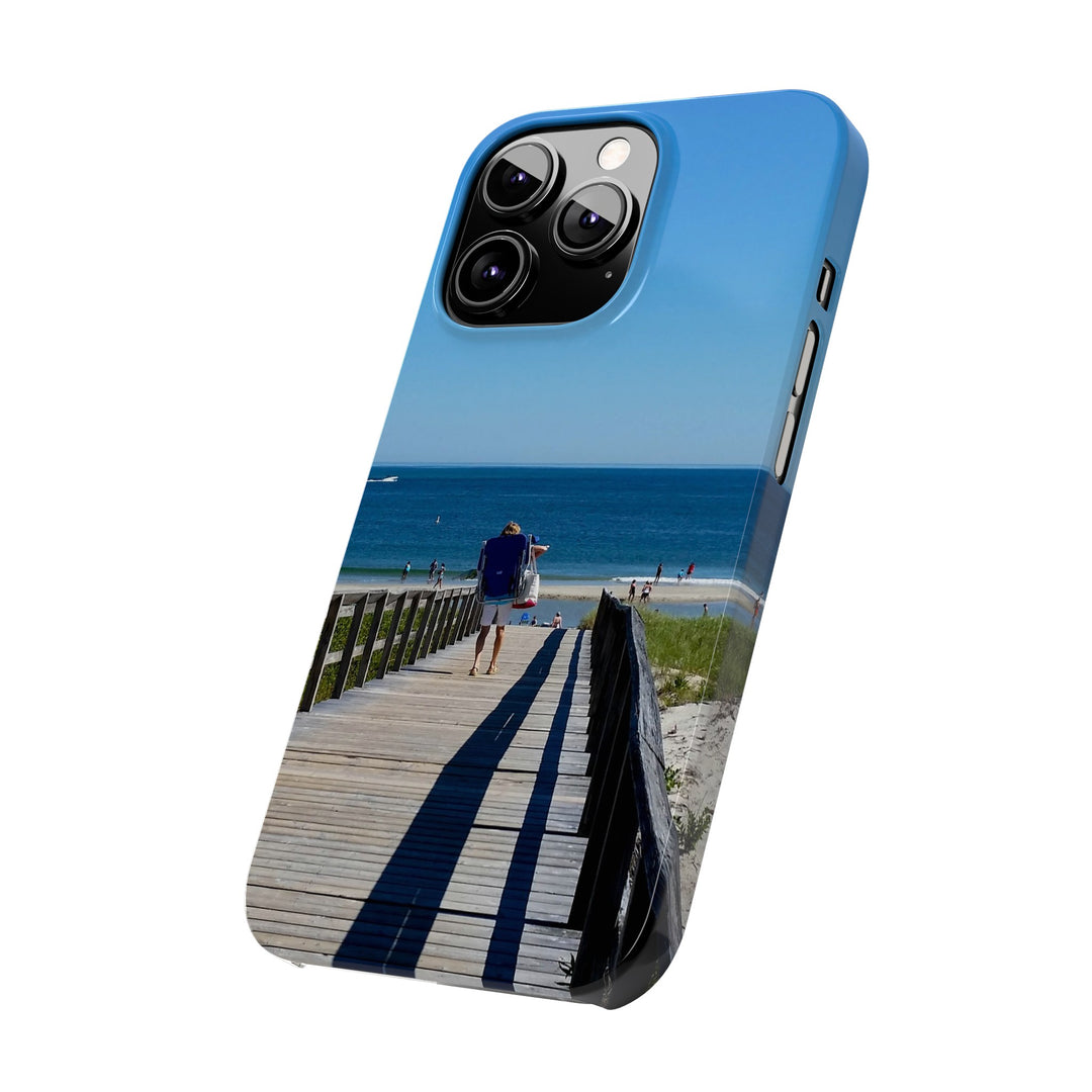 Slim Cute Phone Cases for Iphone - | iPhone 15 Case | iPhone 15 Pro Max Case, Iphone 14 Case, Iphone 14 Pro Max, Iphone 13, Summer Beach Walk - Studio40ParkLane