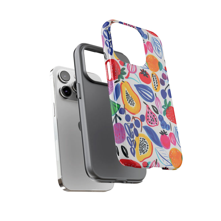Premium Tough Summer Fruit Collage Gift for Her Cute Phone Cases for Samsung and Iphone, 16, 15, 14, S24, S23, S22, S21, S20, Plus, Ultra, Pro - Studio40ParkLane