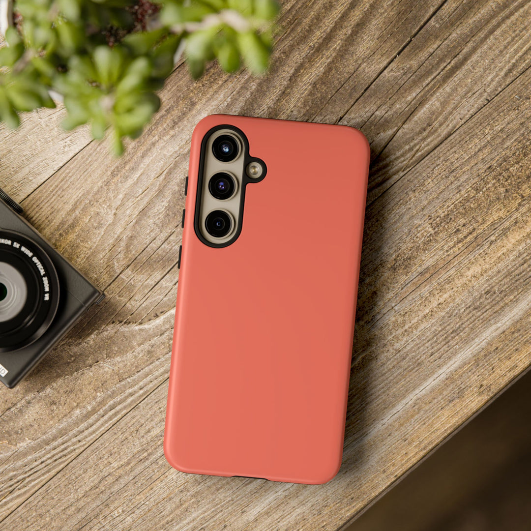 Premium Tough Coral Pink Orange Gift for Her Cute Phone Cases for Samsung S25 S24, S23, S22, S21, Iphone, 16, 15, 14, 13 Pro Max Ultra - Studio40ParkLane