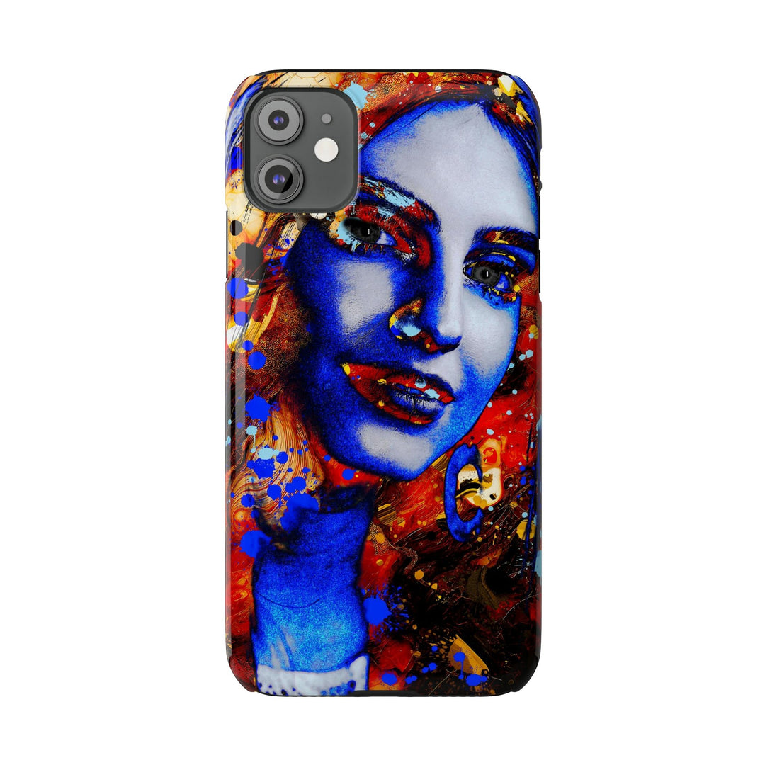 Slim Cute Phone Cases for Iphone - | iPhone 15 Case | iPhone 15 Pro Max Case, Iphone 14 Case, Iphone 14 Pro Max, Iphone 13, Marble Splash Face - Studio40ParkLane
