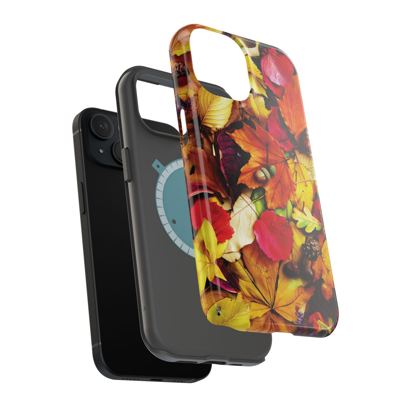 Aesthetic Tough Magsafe Fall Leaves Foliage Phone Case - For iPhone 17 Pro Max iPhone 16 Pro iPhone 15 Iphone 14 Plus 13 Pro 12 11 10 - Studio40ParkLane