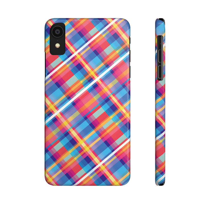 Slim Checkered Plaid Gift for Her Cute Phone Cases for Iphone 16 Pro Max | iPhone 15 Case | iPhone 15 Pro Max Case, Iphone 14, 13, 12, 11, 10, 8, 7 - Studio40ParkLane