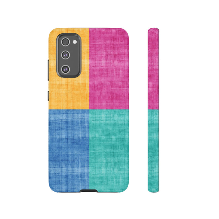 Impact Resistant, Colored Shapes, Cute Phone Cases for Samsung S24, S23, S22, S21, IPhone 15 pro Iphone 14 pro Iphone 13 IPhone 12 Iphone 11 - Studio40ParkLane
