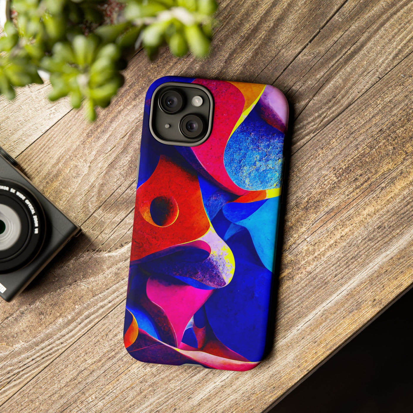 Impact Resistant, Abstract Shapes, Cute Phone Cases for Samsung S24, S23, S22, S21, IPhone 15 pro Iphone 14 pro Iphone 13 IPhone 12 Iphone 11