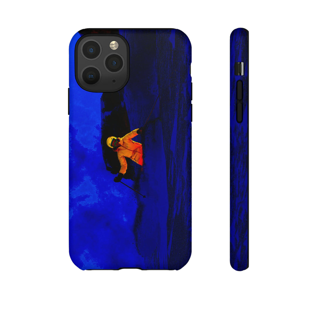 Cute IPhone Case | iPhone 15 Case | iPhone 15 Pro Max Case, Iphone 14 Case, Iphone 14 Pro Max Case IPhone Case for Art Lovers, Skier Mountain Night - Studio40ParkLane