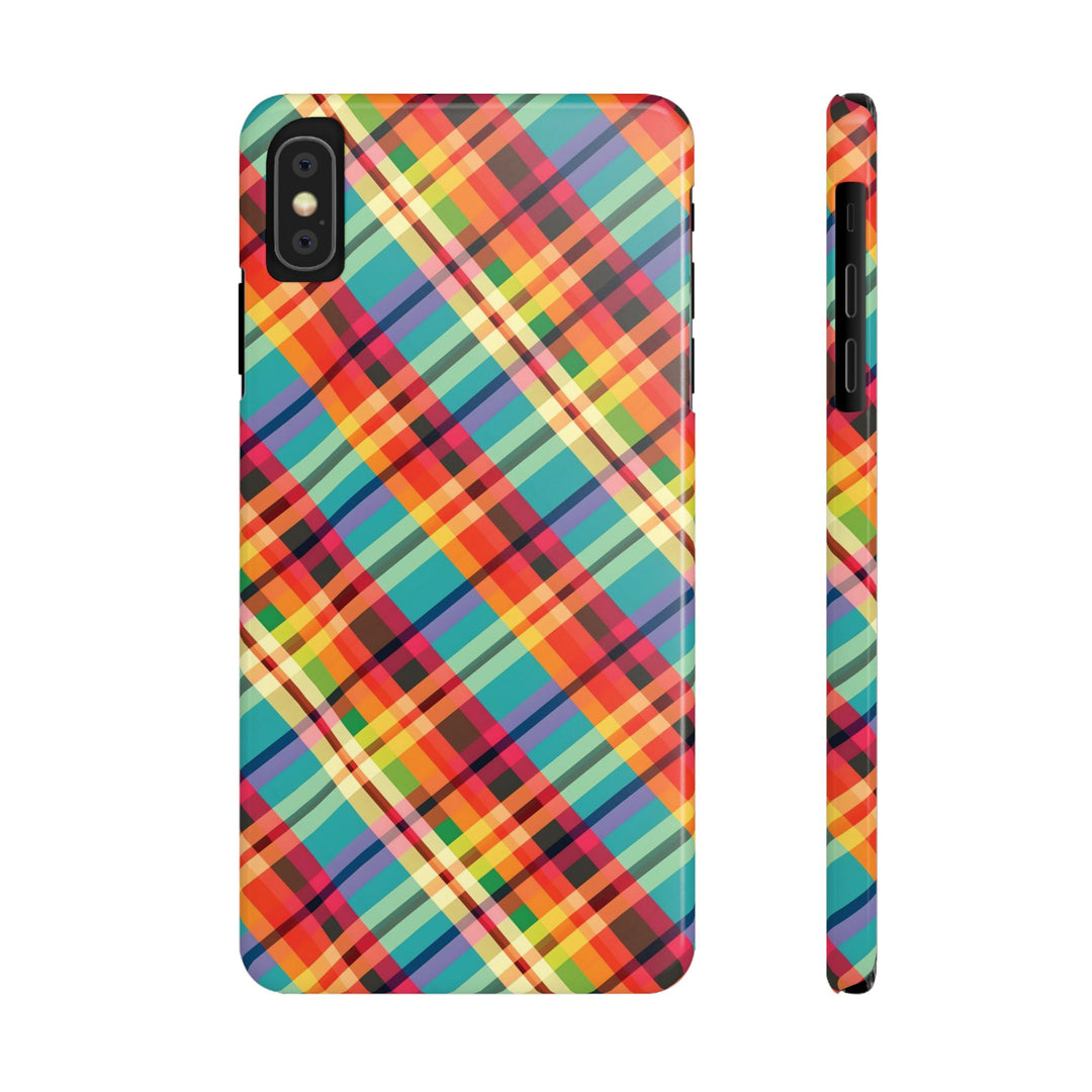 Slim Checkered Plaid Gift for Her Cute Phone Cases for Iphone 16 Pro Max | iPhone 15 Case | iPhone 15 Pro Max Case, Iphone 14, 13, 12, 11, 10, 8, 7 - Studio40ParkLane