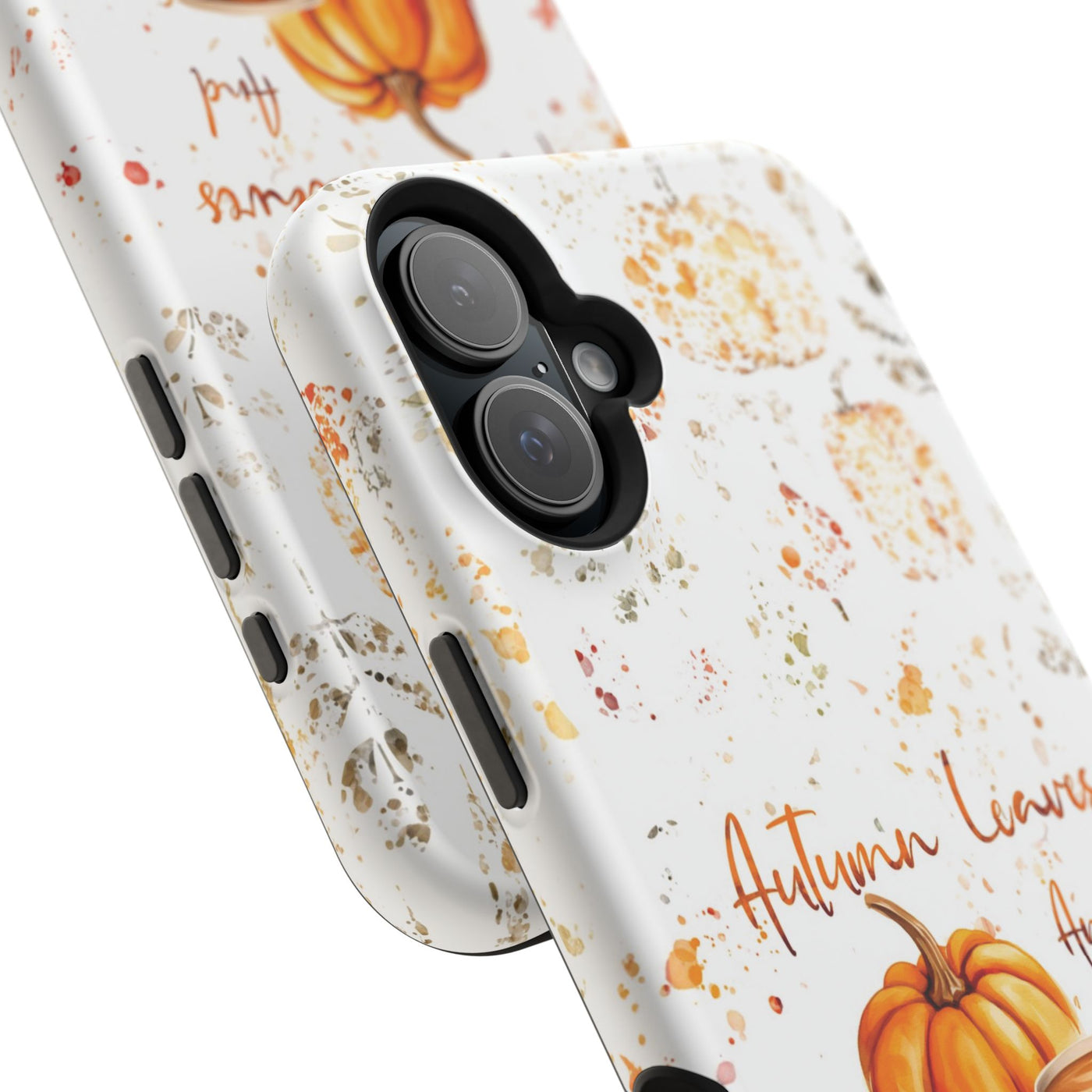 Fall Leaves Pumpkins Tough Magsafe Cute Phone Cases for Iphone | iPhone 15 Case | iPhone 15 Pro Max Case, Iphone 14, Iphone 14 13 12 11 10 9 8 7 - Studio40ParkLane