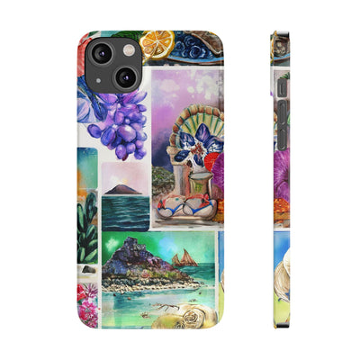 Travel Coquette Collage Slim Cute Phone Cases for Iphone  | iPhone 15 Case | iPhone 15 Pro Max Case, Iphone 14, Iphone 14 Pro Max, Iphone 13