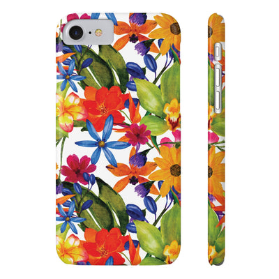 Slim Spring Flowers Gift for Her Cute Phone Cases for Iphone 16 Pro Max | iPhone 15 Case | iPhone 15 Pro Max Case, Iphone 14, 13, 12, 11, 10, 8, 7 - Studio40ParkLane