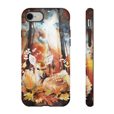 Autumn Fall Deer Forest Gift for Her Cute Phone Case for, Samsung Galaxy S24, S23, S22, S21, IPhone 16 Case | Iphone 15, Iphone 14, IPhone 13 Case