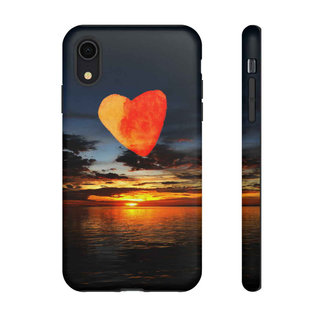 Cute IPhone Case | Rising Heart Love Sunset, iPhone 15 Case | iPhone 15 Pro Case, Iphone 14 Case, Iphone 14 Pro Max Case - Studio40ParkLane