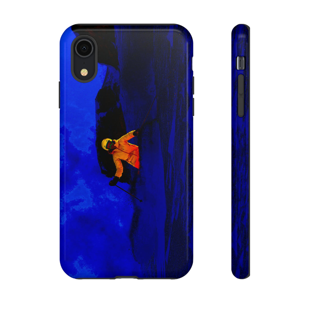 Cute IPhone Case | iPhone 15 Case | iPhone 15 Pro Max Case, Iphone 14 Case, Iphone 14 Pro Max Case IPhone Case for Art Lovers, Skier Mountain Night - Studio40ParkLane