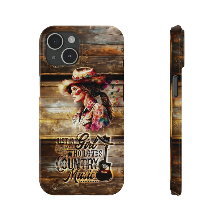 Slim Cute Phone Cases for Iphone - | iPhone 15 Case | iPhone 15 Pro Max Case, Iphone 14 Case, Iphone 14 Pro Max, Iphone 13, Country Music Girl - Studio40ParkLane