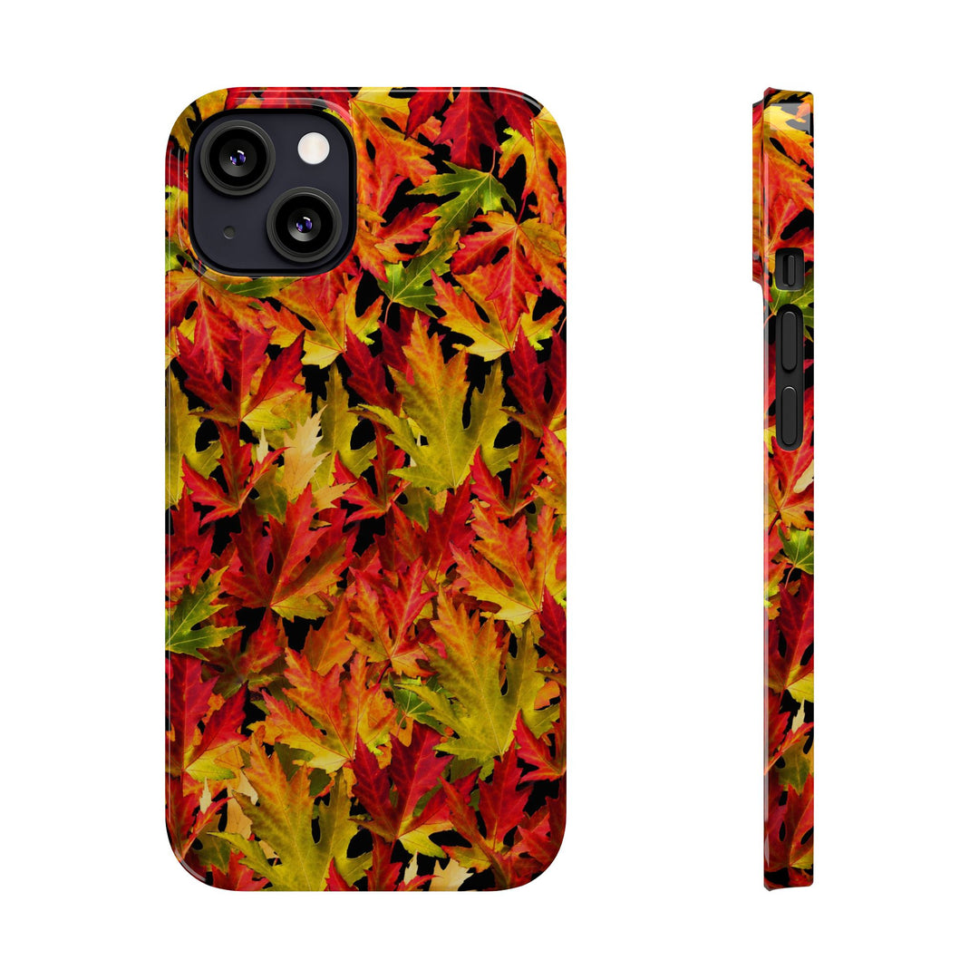 Slim Fall Leaves Slim Cute Phone Cases for Iphone | iPhone 15 Case | iPhone 15 Pro Max Case, Iphone 14, Iphone 14 Pro Max, Iphone 13 - Studio40ParkLane