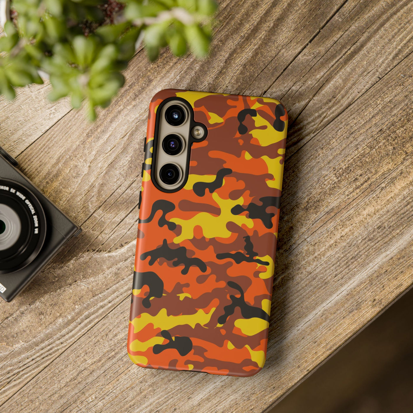 Impact Resistant, Fall camo Camouflage, Cute Phone Cases for Samsung S24, S23, S22, S21, IPhone 15 pro Iphone 14 pro Iphone 13 IPhone 12 Iphone 11