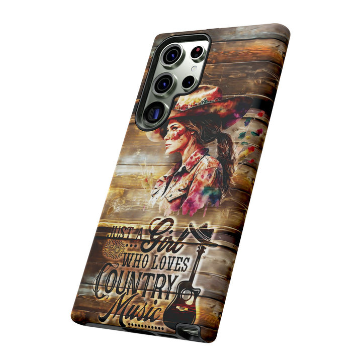 Cute Samsung Phone Case | Aesthetic Samsung Phone Case | Galaxy S23, S22, S21, S20 | Country Music Girl, Protective Phone Case - Studio40ParkLane