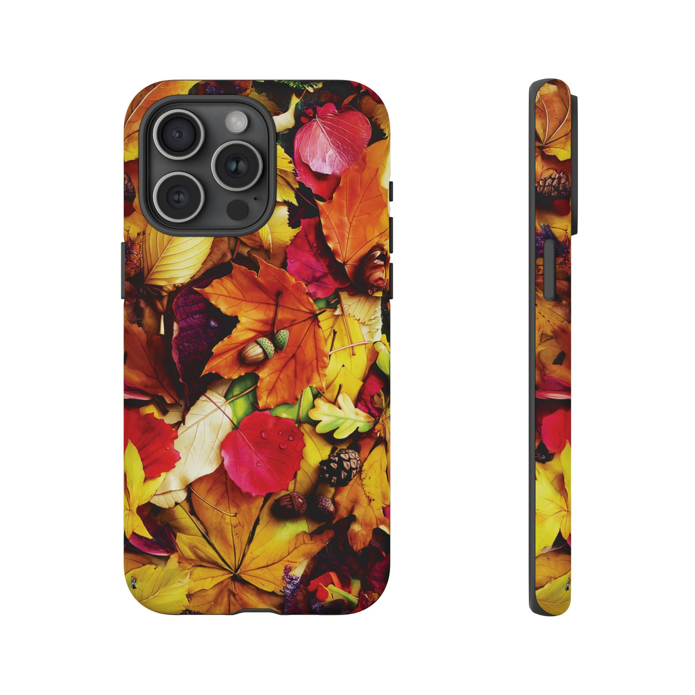 Aesthetic Tough Fall Leaves Foliage Premium Phone Case - For iPhone 17 Pro Max iPhone 16 Pro iPhone 15 Iphone 14 Plus 13 Pro 12 11 10 XR - Studio40ParkLane