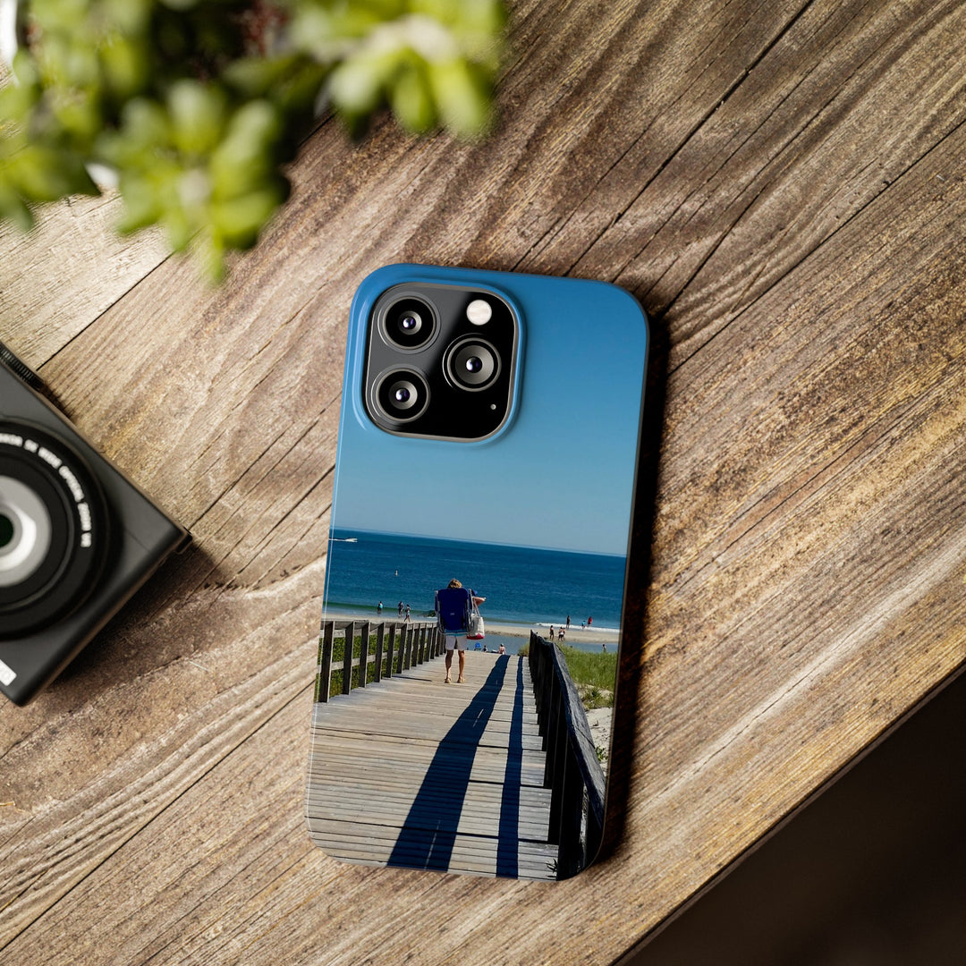 Slim Cute Phone Cases for Iphone - | iPhone 15 Case | iPhone 15 Pro Max Case, Iphone 14 Case, Iphone 14 Pro Max, Iphone 13, Summer Beach Walk - Studio40ParkLane