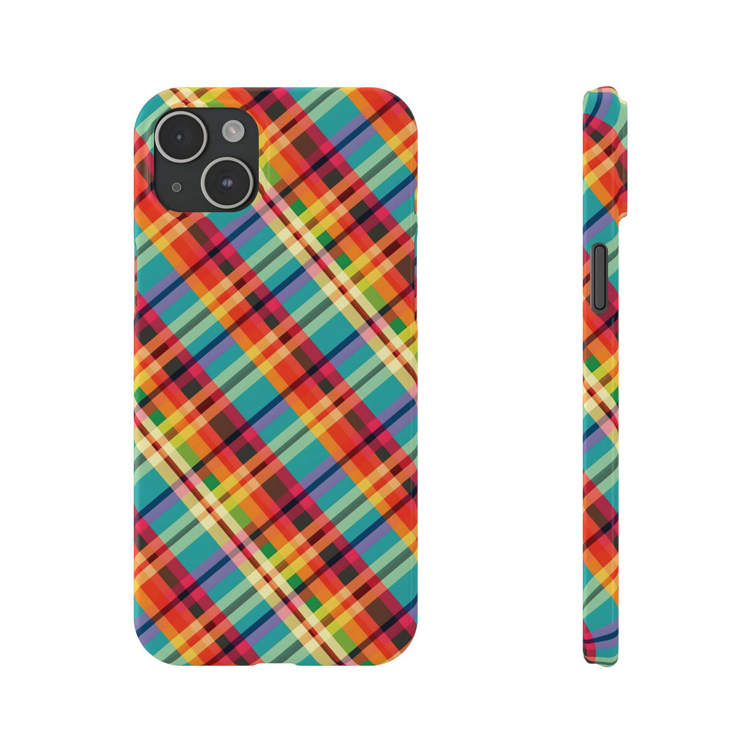 Slim Checkered Plaid Gift for Her Cute Phone Cases for Iphone 16 Pro Max | iPhone 15 Case | iPhone 15 Pro Max Case, Iphone 14, 13, 12, 11, 10, 8, 7 - Studio40ParkLane