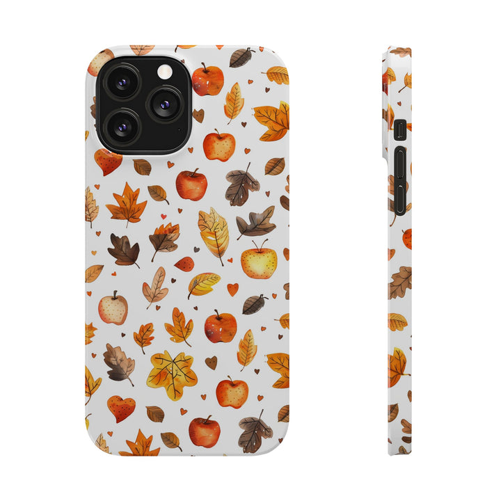 Slim Fall Autumn Leaves Gift for Her Cute Phone Cases for Iphone 16 | iPhone 15 Case | iPhone 15 Pro Max Case, Iphone 14, Iphone 14 Pro Max, Iphone 13, Slim - Studio40ParkLane