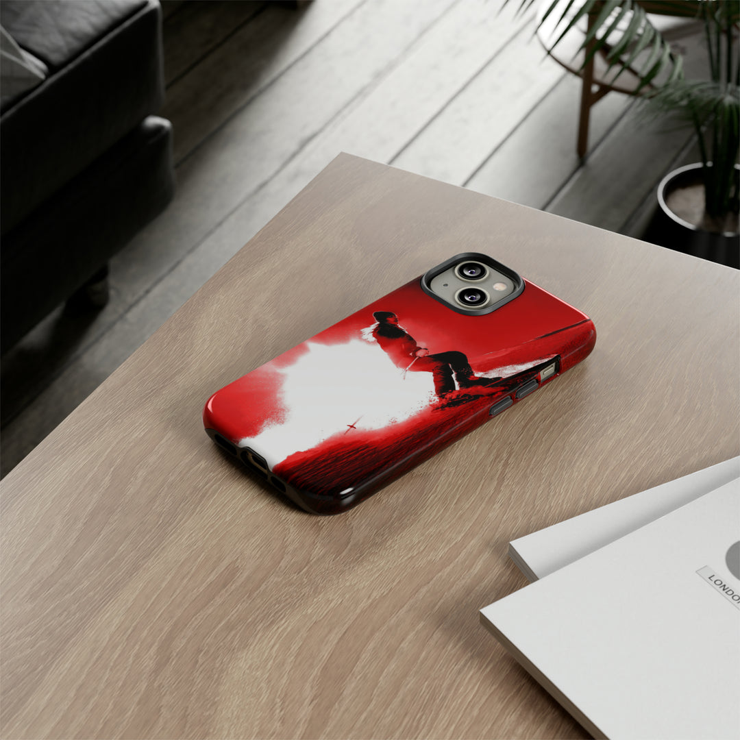 Cute IPhone Case | iPhone 15 Case | iPhone 15 Pro Max Case, Iphone 14 Case, Iphone 14 Pro Max Case IPhone Case for Art Lovers - Red Skier - Studio40ParkLane