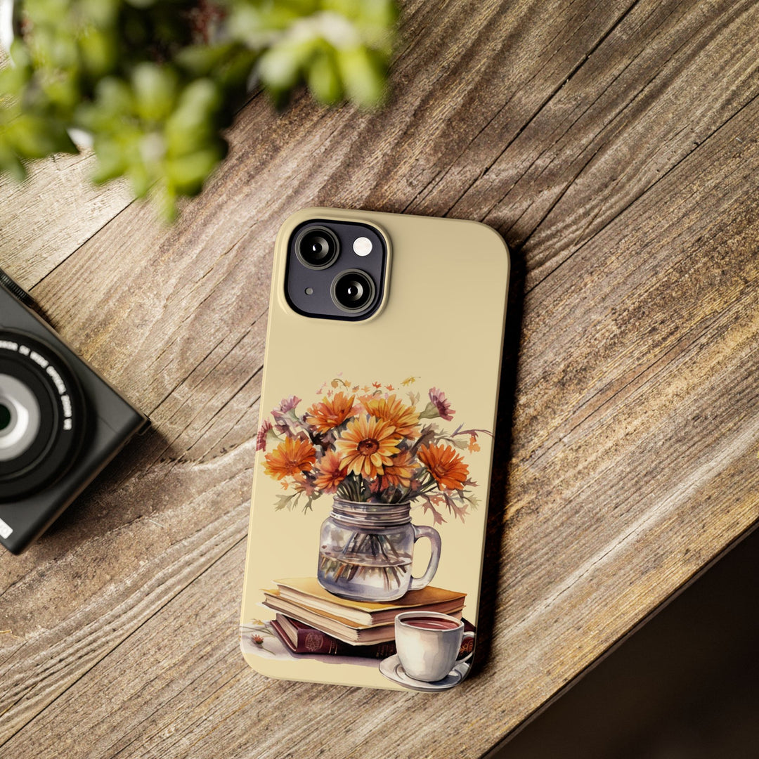 Slim Fall Autumn Leaves Cute Phone Cases for Iphone 16 | iPhone 15 Case | iPhone 15 Pro Max Case, Iphone 14, Iphone 14 Pro Max, Iphone 13, Slim Mom Dad Gift - Studio40ParkLane
