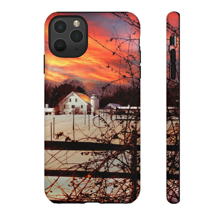 Cool Phone Case | Winter Sunset, For iPhone 15 Case | iPhone 15 Pro Case, Iphone 14 Case, Iphone 14 Pro Max Case, Protective Iphone Case - Studio40ParkLane