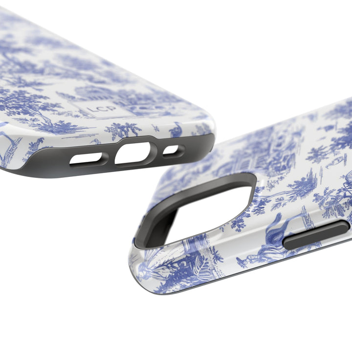 Custom Personalized French Toile Magsafe Phone Case for Iphone 18 - iPhone 17 Pro Max Air Plus 15 14 13 12 11, Samsung Galaxy Phone Cases - Studio40ParkLane