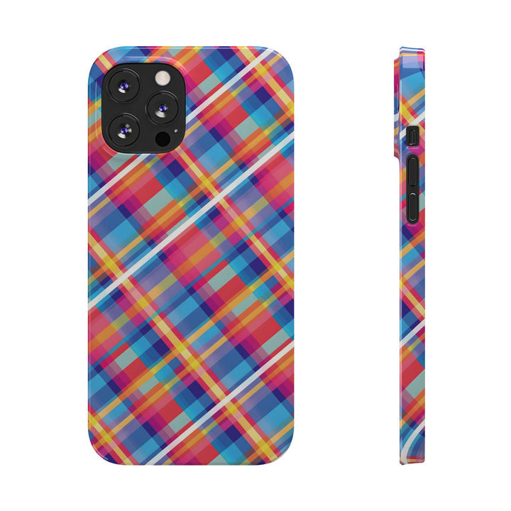 Slim Checkered Plaid Gift for Her Cute Phone Cases for Iphone 16 Pro Max | iPhone 15 Case | iPhone 15 Pro Max Case, Iphone 14, 13, 12, 11, 10, 8, 7 - Studio40ParkLane