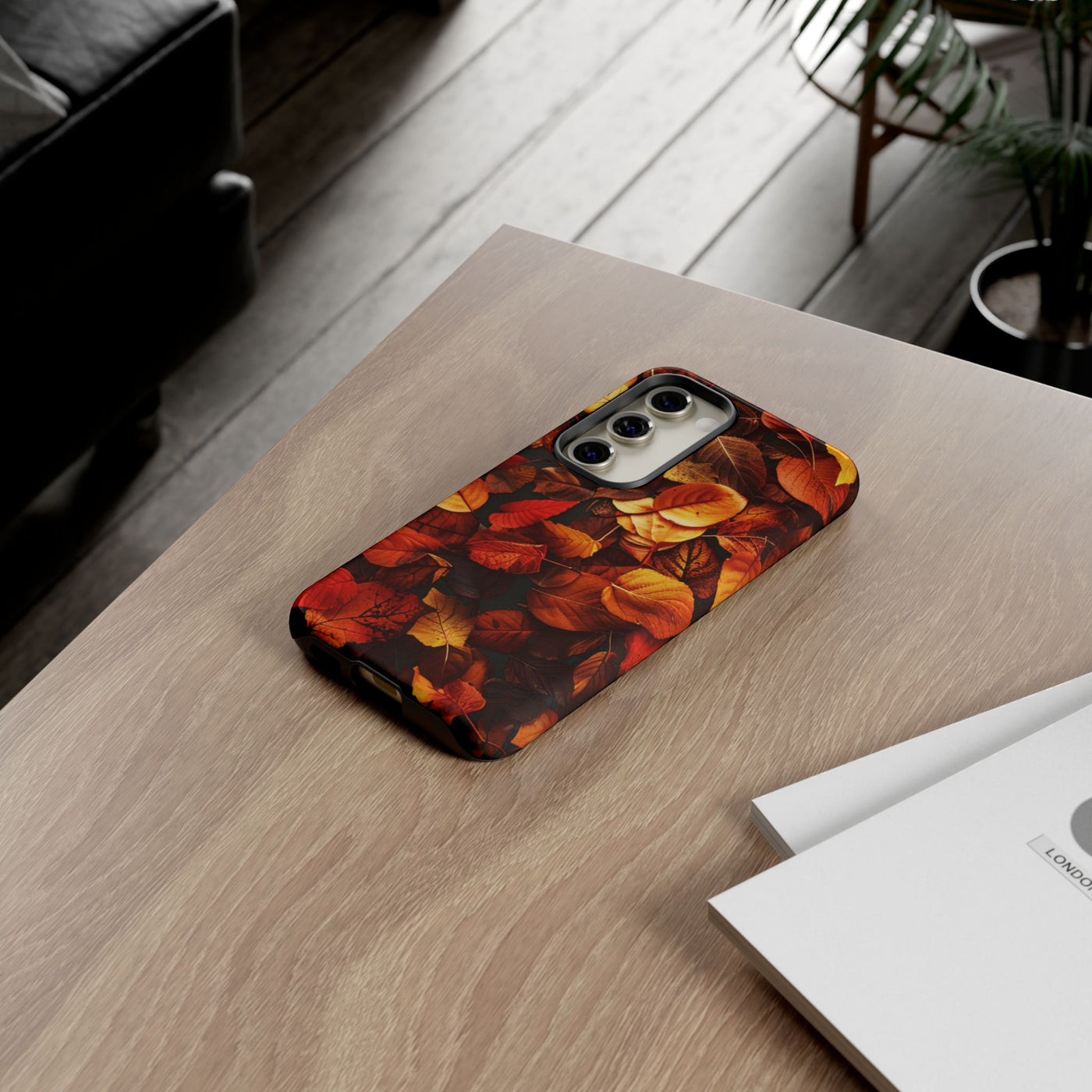 Autumn Fall Leaves Gift for Her Cute Phone Case for, Samsung Galaxy S24, S23, S22, S21, IPhone 16 Case | Iphone 15, Iphone 14, IPhone 13 Case