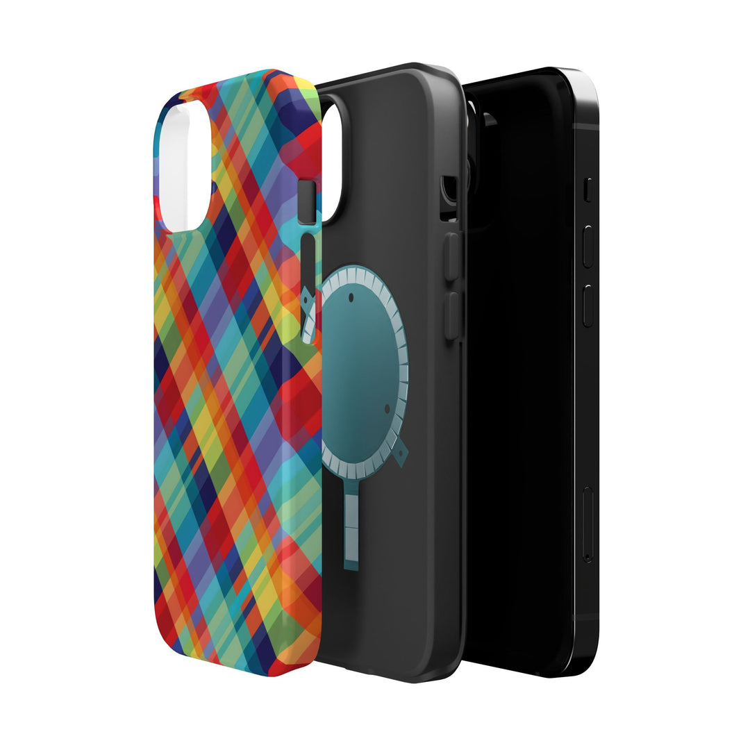 Checkered Plaid Magsafe Gift for Her Cute Phone Case for Iphone, | iPhone 16 | iPhone 15 Pro Max, Iphone 14 Pro Max, 13 12 11 10 9 8 7 - Studio40ParkLane