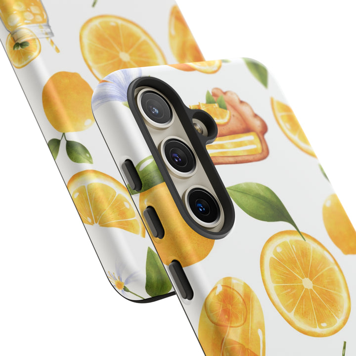 Cute Samsung Phone Case | Aesthetic Samsung Phone Case | Galaxy S23, S22, S21, S20 | Summer Fruit Lemons, Protective Phone Case - Studio40ParkLane
