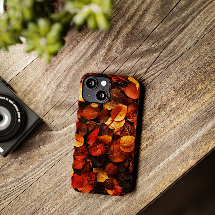Slim Fall Autumn Leaves Gift for Her Cute Phone Cases for Iphone 16 | iPhone 15 Case | iPhone 15 Pro Max Case, Iphone 14, Iphone 14 Pro Max, Iphone 13, Slim - Studio40ParkLane
